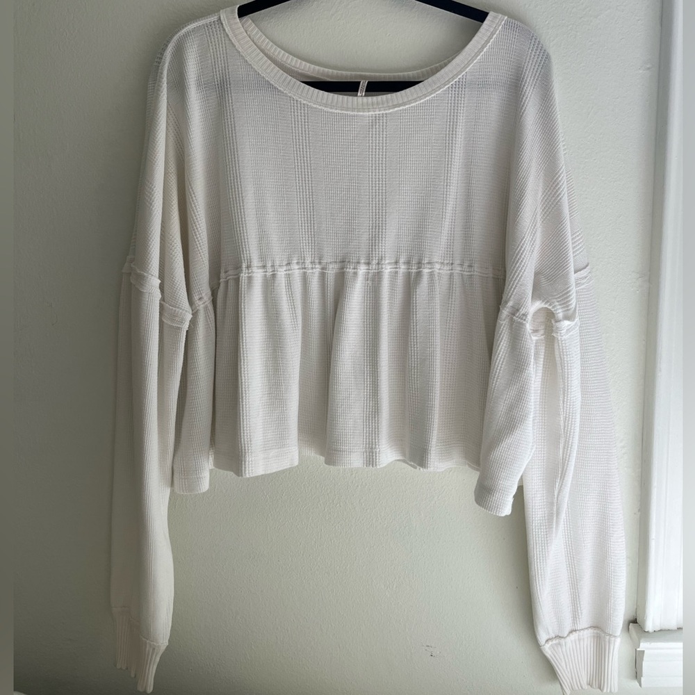 Free People Long Sleeve Peplum Too